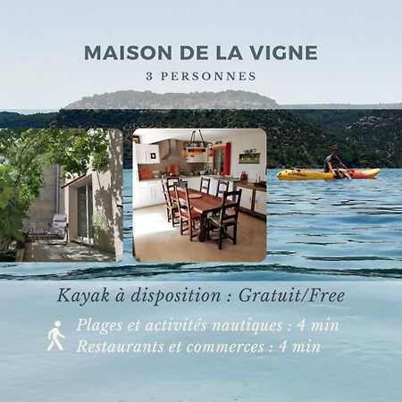 La Maison De La Vigne Bauduen Dış mekan fotoğraf