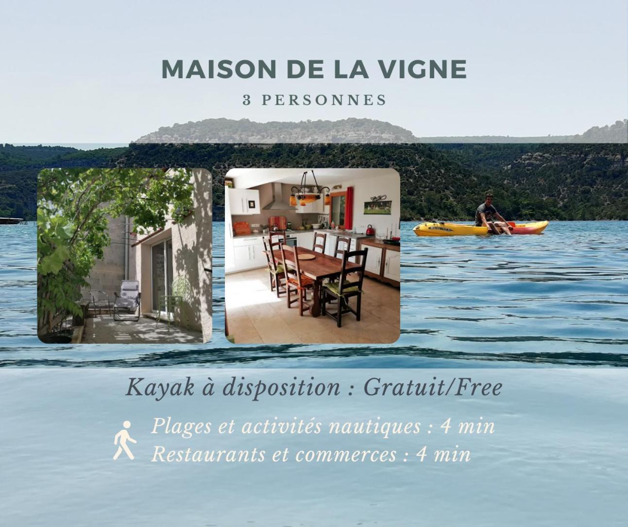 La Maison De La Vigne Bauduen Dış mekan fotoğraf